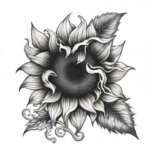 iron sharpens iron sunflower tattoo tattoo design idea