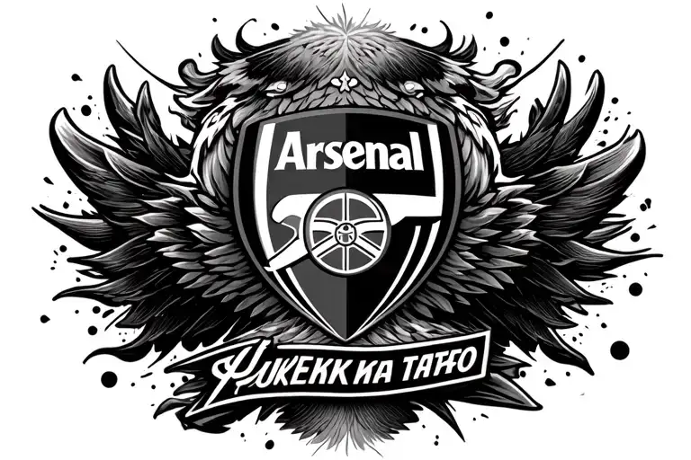 FC Arsenal пушка  tattoo design idea