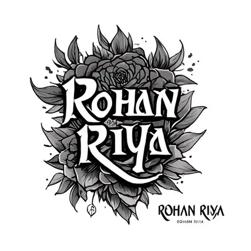 "Rohan Riya" Rohan Riya tattoo design idea