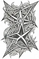 Shuriken tattoo design idea