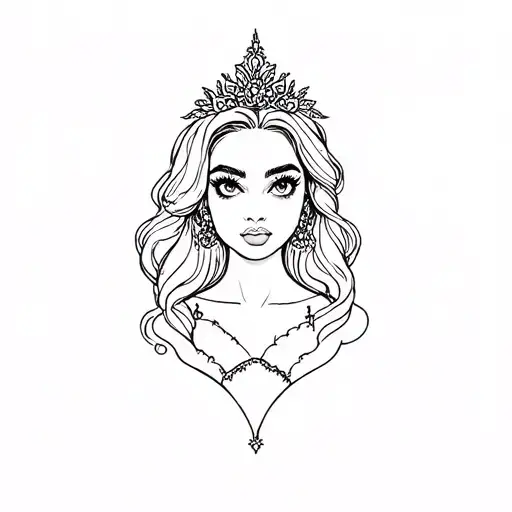 wicked glinda ariana grande tattoo tattoo design idea