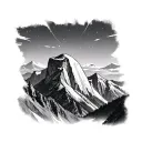 Half Dome tattoo design idea