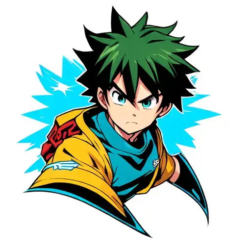 my hero academia tattoo design idea