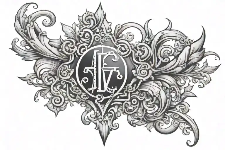 VI XIV MMII tattoo design idea