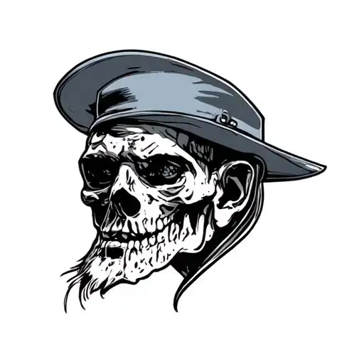 blue collar tattoo design idea