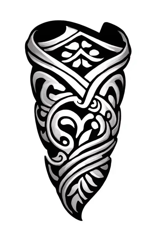 Maori bracelet tattoo design idea