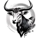 taurus libra tattoo design idea