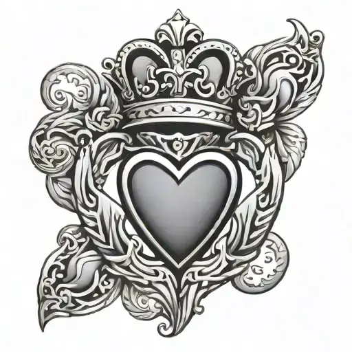 Claddagh tattoo design idea