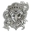 Claddagh tattoo design idea