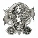 Fleetwood Mac Landslide tattoo design idea