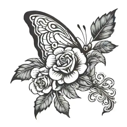 in loving memory  mam wool tattoo design idea