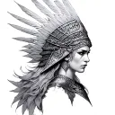 Valkyrie tattoo design idea
