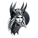 Valkyrie tattoo design idea