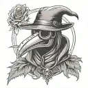 plague doctor tattoo design idea