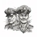 DONT TALK 2 COPS tattoo design idea