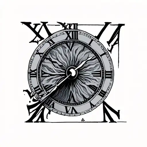 2006 roman numeral tattoo design idea