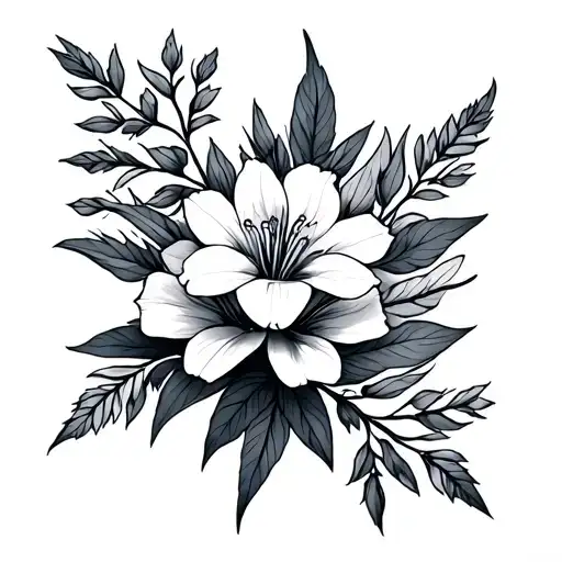 Fireweed tattoo design idea