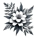 Fireweed tattoo design idea