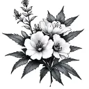 Fireweed tattoo design idea