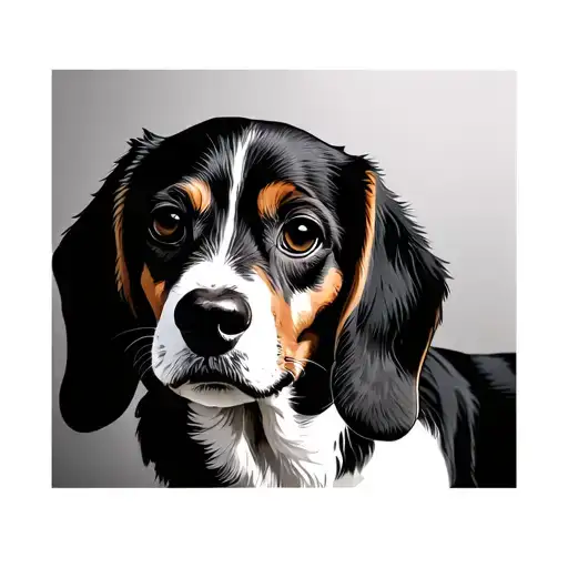 I want a tattoo in remembrance of my dog, Oscar, that passes away a few years ago. He was a beagle. I was a tattoo tha tattoo design idea