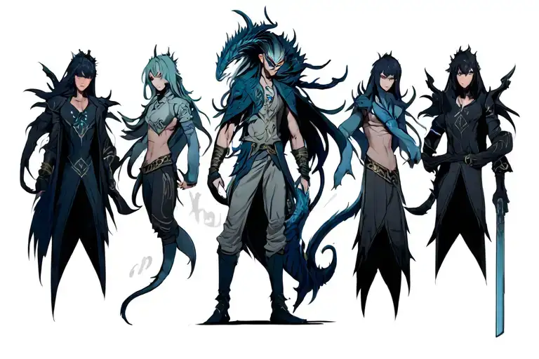 Jormungand anime characters tattoo design idea