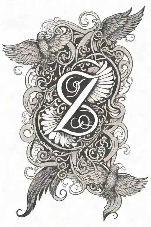 Led Zeppelin and autism infinity symbol tattoo design idea