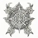 fate symbol tattoo design idea