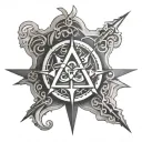 fate symbol tattoo design idea