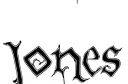 "Jones
" tattoo design idea