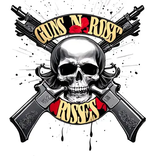 guns n roses tattoo design idea