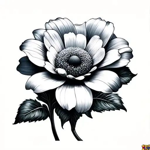 antoni gaudi Panot Flower with Barcelona coordinates (minimalistic, subtle typography, discreet placement of coordinates tattoo design idea