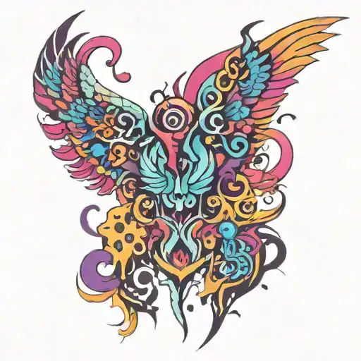 Pectoral tattoo design idea