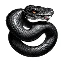 year of the snake tattoo design idea