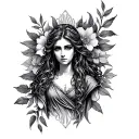 Hestia tattoo design idea