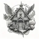 House  Of Freedom One tattoo design idea