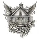 House  Of Freedom One tattoo design idea