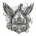 House  Of Freedom One tattoo design idea