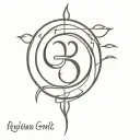 Overcoming addiction recovery symbol tattoo design idea