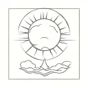 sun rising with "still I rise" tattoo design idea