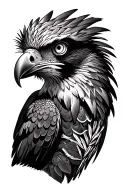 Philippine eagle tattoo design idea