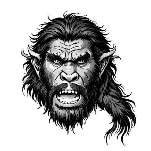 Tarzan tattoo design idea