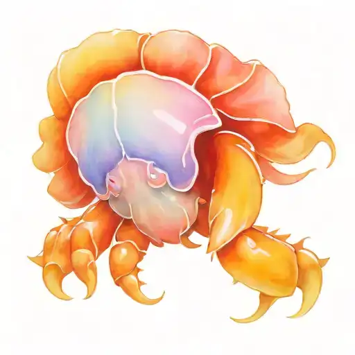Hermit Crab tattoo design idea