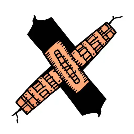 bandage tattoo design idea