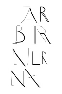 initials AR, BR, LR, MR minimalistic black and white  tattoo design idea