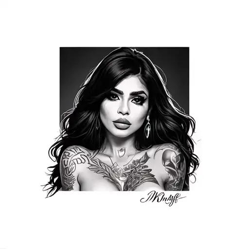 Mia Khalifa, Full Nude, Big Boobs, Big Ass, Posing, Tattoos Tattoo tattoo design idea