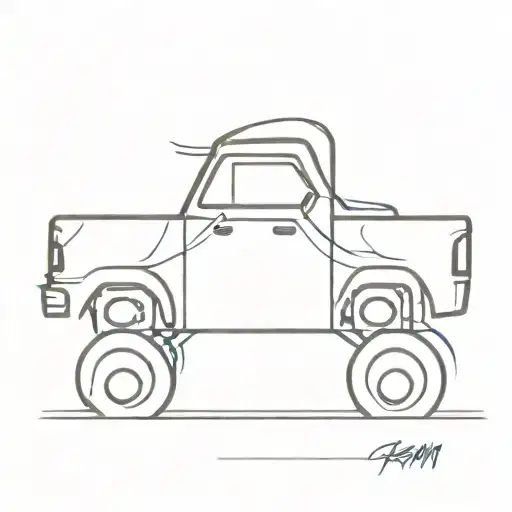 a dodge ram tattoo design idea