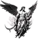 St Michael tattoo design idea