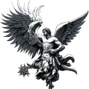 St Michael tattoo design idea