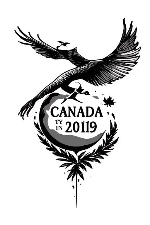 symbolism of travel and adventure starting from punjab coming to canada in 2019 tattoo design idea