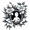 religion love family  tattoo design idea